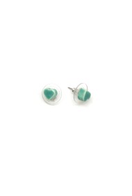Heart Ceramic Studs